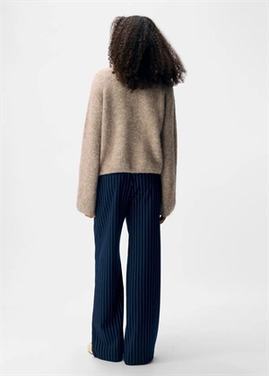 Saggia ls knit cardigan Humus Melange Object 